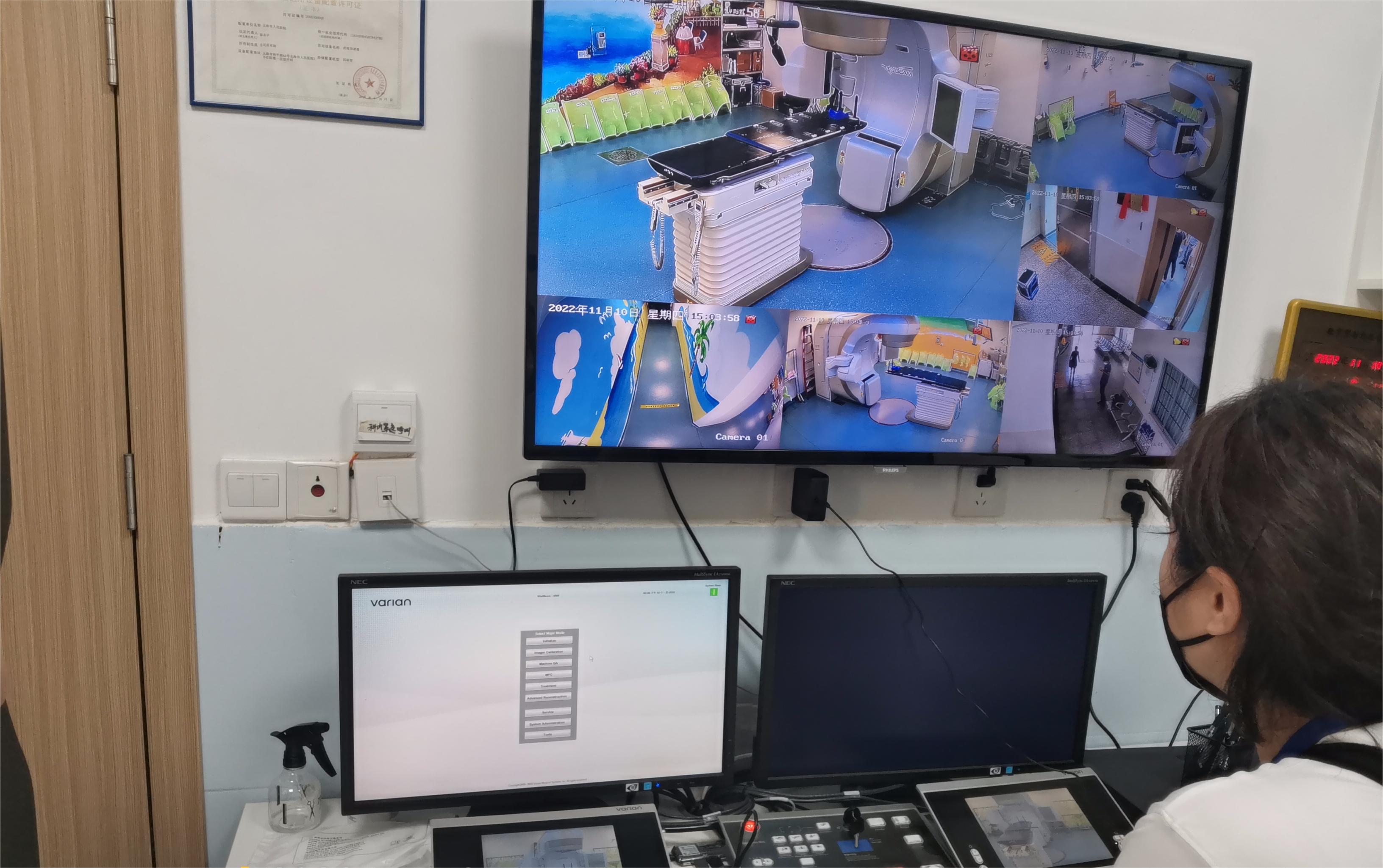 直线加速器质量控制检测现场